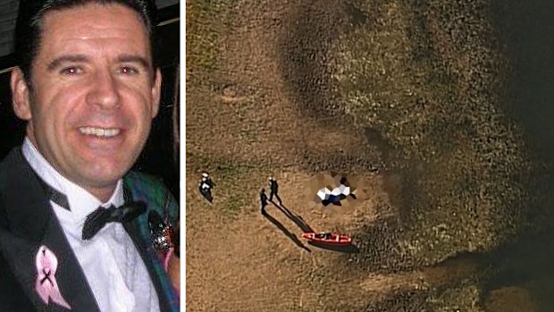 Graeme Davidson is accused of killing wife Jacqueline on Lake Samsonvale in south-east Queensland.