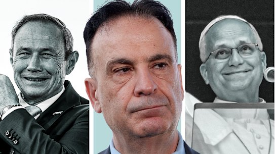 WA Premier Roger Cook, NRL boss Peter V’landys, Pope Leo XIV.