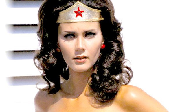 Lynda Carter as Wonder Woman.