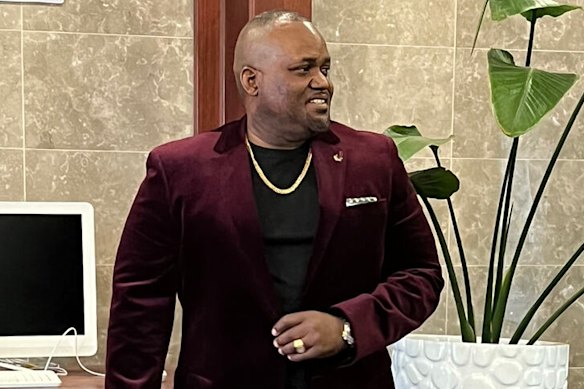Adrian Mtungwazi left Australia after his business became insolvent.
