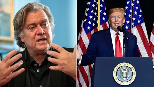 After running Trump’s 2016 campaign, Steve Bannon served briefly in his White House.