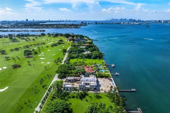 The property is in an exclusive gated community in Florida. 