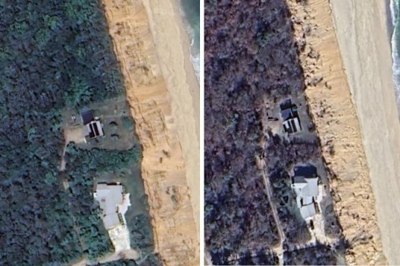 The property in July 2023 versus November 2024.