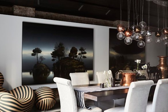 Each room is bold. 