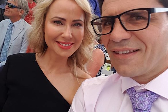 Zdravko “Zed” Bilic, who was found dead at his Sunshine Coast home, with his partner Gry Tomte.