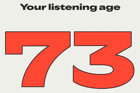 Spotify Wrapped’s listening age is such a lie.