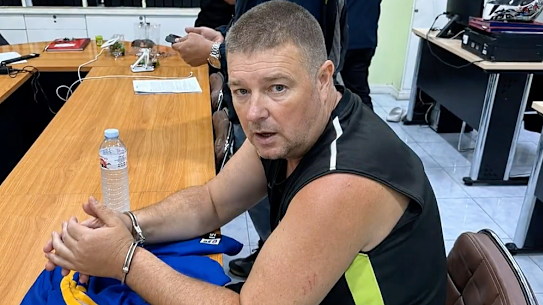 Australian man Simon Peter Carman, 46, was arrested on Friday night at Bangkok airport in Thailand.&nbsp;