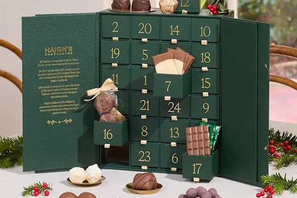 Haigh’s top-tier advent calendar, $1350.