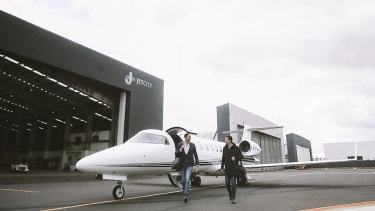 Airly founder Luke Hampshire said the private jet market in Australia is small.