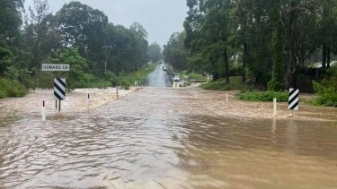 Crues éclair dans la région de Logan à la fin du mois dernier.  Plus de la même chose pourrait être sur son chemin autour du sud-est.