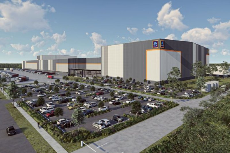 After an extensive search, Aldi will house a new distribution centre that is the equivalent of 20 Sydney Cricket Grounds in size next to the upcoming Western Sydney Airport.