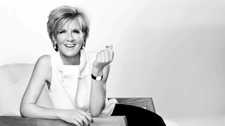 Julie Bishop as she appeared in Harpers Bazaar.