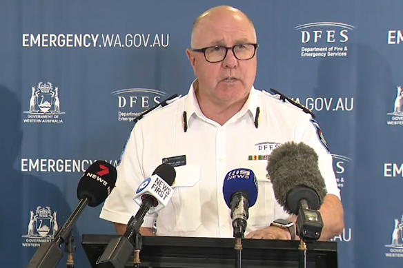 DFES Commisisoner Darren Klemm.