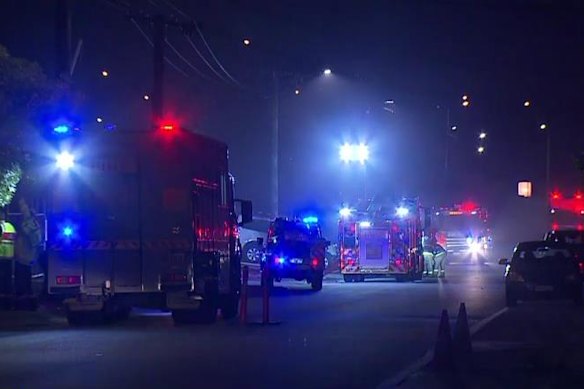 Police are treating a fire at a manufacturing business in Midvale overnight as suspicious.