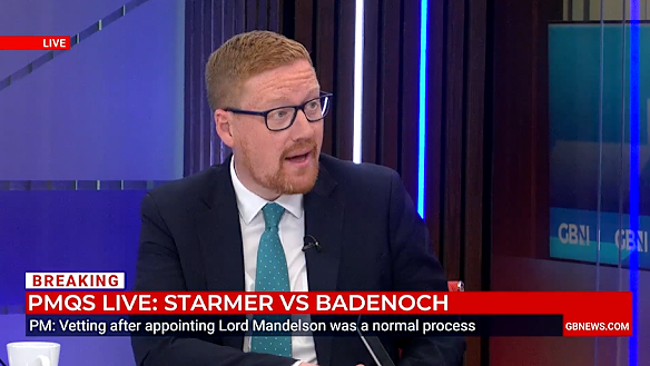 Jonathan Brash on GB News.