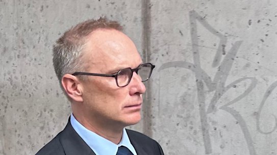 TPG Capital’s local boss Joel Thickins (right) fronted court on Tuesday.