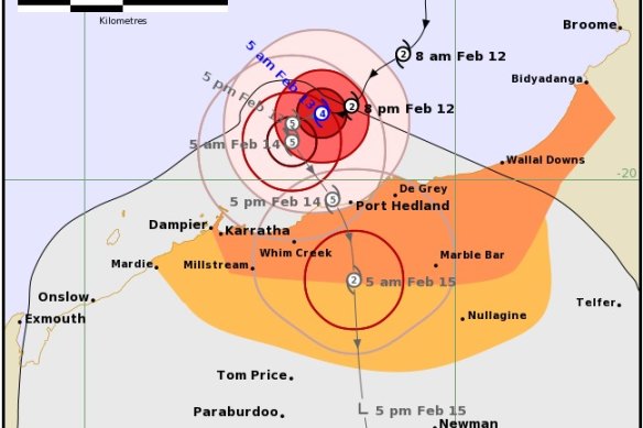 Tropical Cyclone Zelia is now expected to be a category five system.