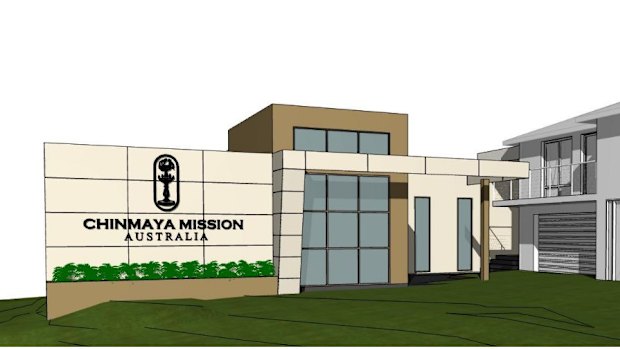 An artist’s render of Chinmaya Mission’s proposed extension to their existing home in Templestowe.