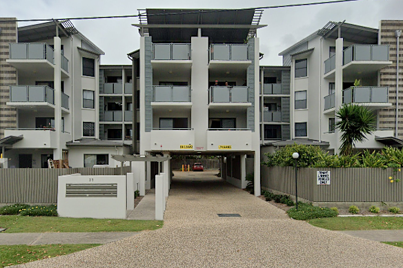 The unit complex on Kingsford Smith Parade in Maroochydore.