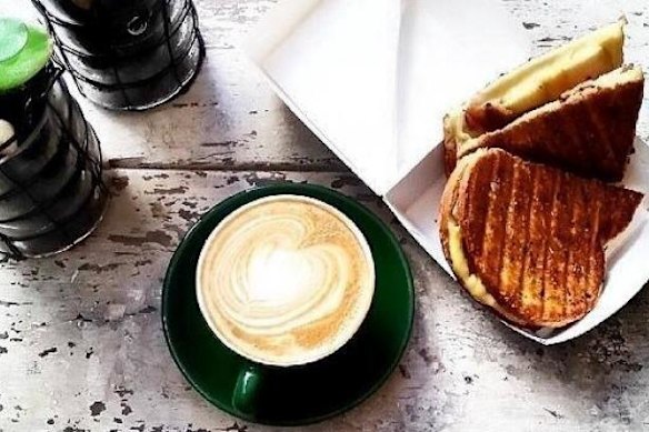 Coffee and a toasted sandwich - a humble, but winning combination.