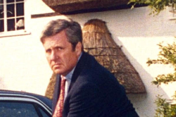 Sir Peter Graham-Moon with his BMW.