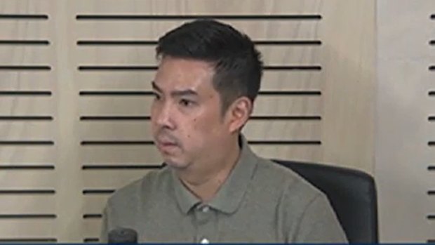 Sacked Transport for NSW official Peter Le appears at the ICAC inquiry on Tuesday.