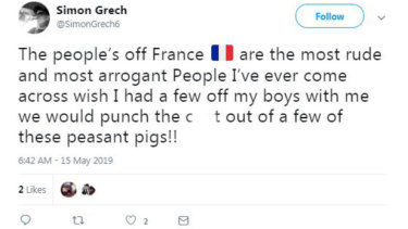 Simon Grech's Twitter account.