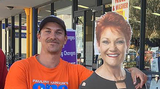 Former One Nation candidate Dean Smith, who underwent recruitment interview with US-based neo-Nazi group The Base.