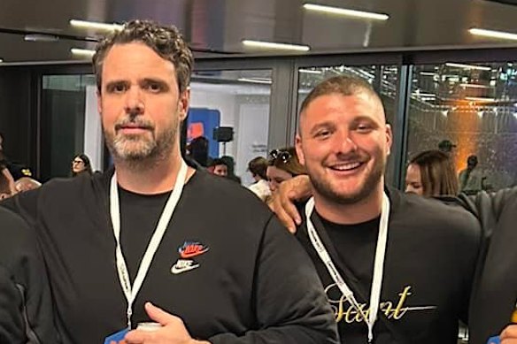 Joe Myles (left) and Joel Leavitt.