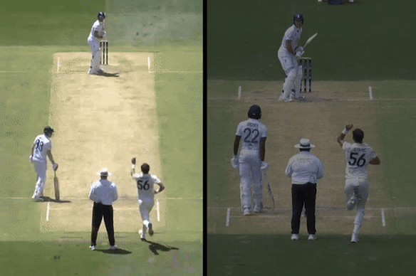 Stokes v Starc GIF