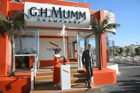 Jess Watson says she’s used to getting drenched, but it’s usually saltwater, not champagne. 