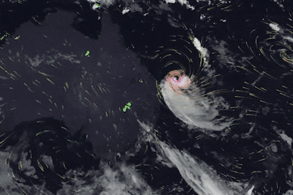 Tropical Cyclone Alfred.