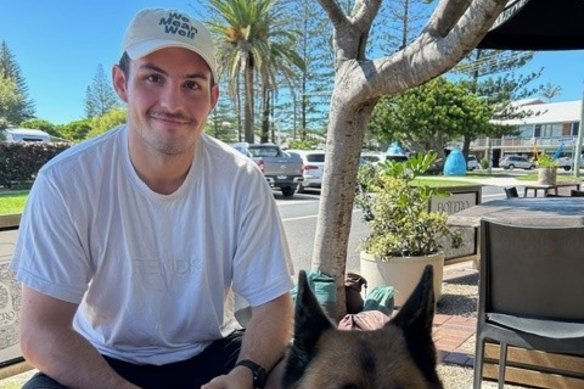 A photo provided by the family of NSW Police Constable Scott Dyson, who remains in hospital.