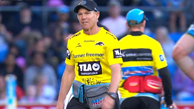 Panthers trainer Corey Bocking.