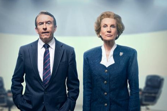 Steve Coogan and Harriet Walter in Brian and Maggie. 