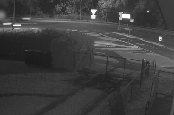 Top Stories Tamfitronics Slowed-down CCTV footage of the three vehicles travelling on Kessels Road, Coopers Plains, before a fatal single-vehicle crash. 