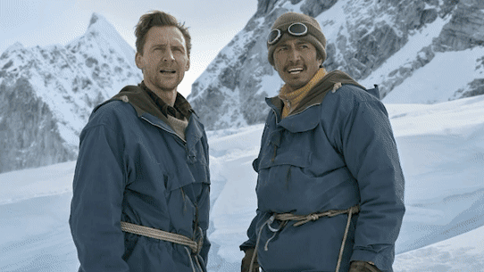 Tom Hiddleston stars with Genden Phuntsok in the film Tenzing.