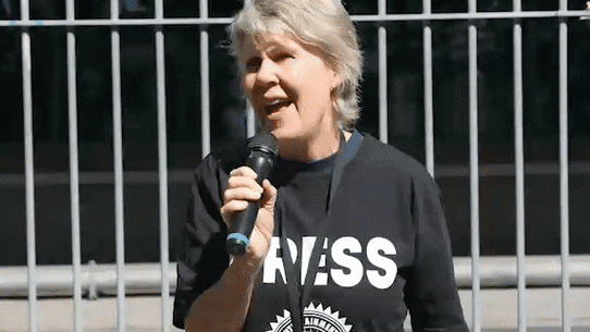 ABC stars on strike.