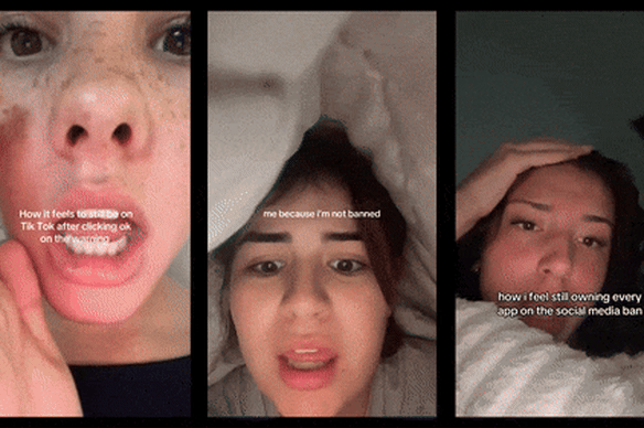 Many TikTok users claiming to be under the age of 16 and living in Australia have taken to the age-restricted platform to brag about bypassing the social media ban.