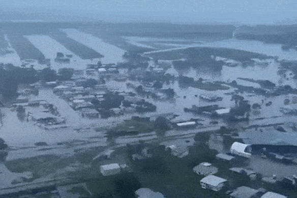 North Queensland has been hit by record-breaking rain levels.
