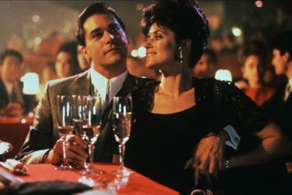 Ray Liotta and Lorraine Bracco at the Copacabana in Goodfellas.