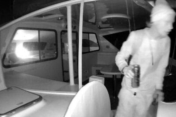 Police are appealing for public assistance to identify two males in relation to a Manly boat fire.