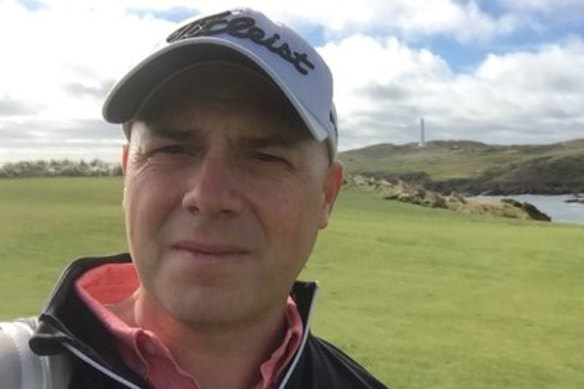 Australian Heath McLeod is one of the golf referees adjudicating at the British Open at Royal Portrush.