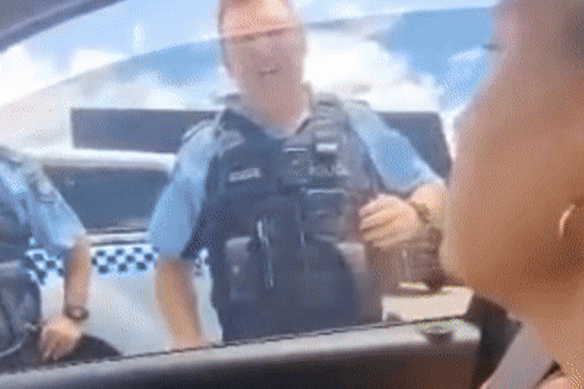 Footage of her went viral in 2023 when she was filmed refusing to obey police orders while driving, leading an officer to smash her car window.