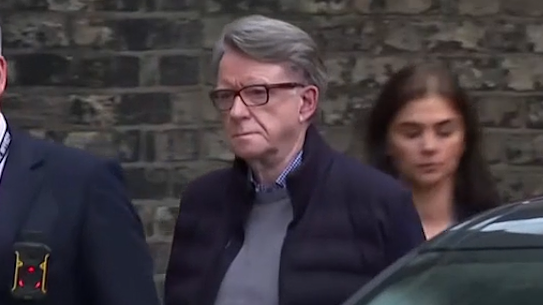 Peter Mandelson is arrested by Metropolitan Police.