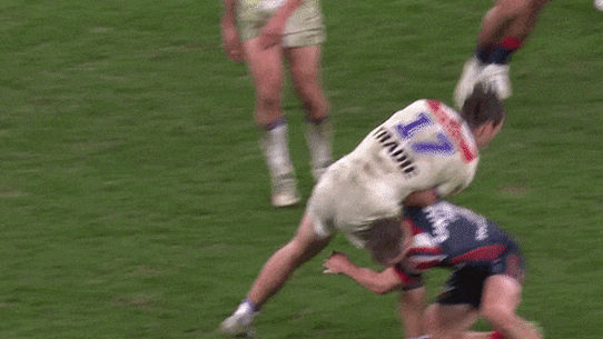 Nat Butcher’s ‘hit’ on Alec Macdonald.
