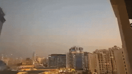 Iranian Shahed drone hits Dubai