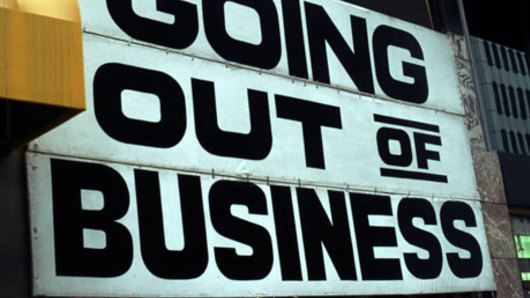 Business insolvencies continue to rise in a portent to tougher economic conditions ahead.