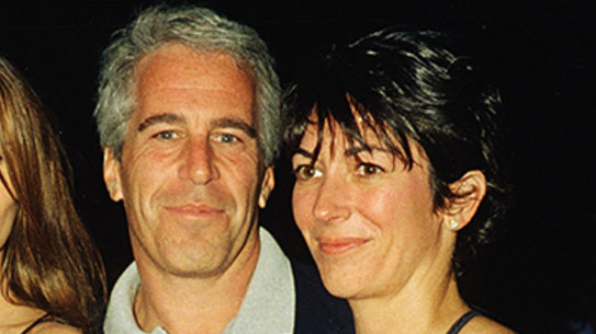 Trump and his future wife Melania with Jeffrey Epstein and Ghislaine Maxwell at Trump’s Mar-a-Lago club in Palm Beach, Florida in 2000.