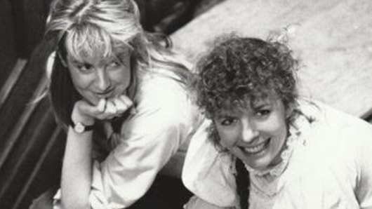  Gillian Armstrong on set of Mrs Soffel with Diane Keaton.